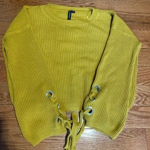 moon&madison yellow sweater